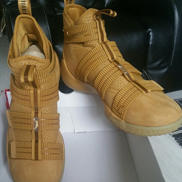 lebron soldier 11 wheat gold